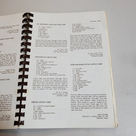 Vintage National Grange Family Cookbook from Kitchens of Rural America 1979 Book - Picture 9 of 16